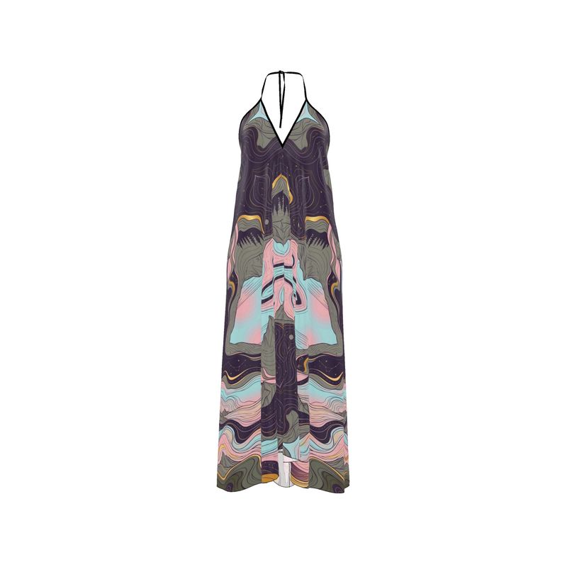 Kalilina Halterneck Backless Gress