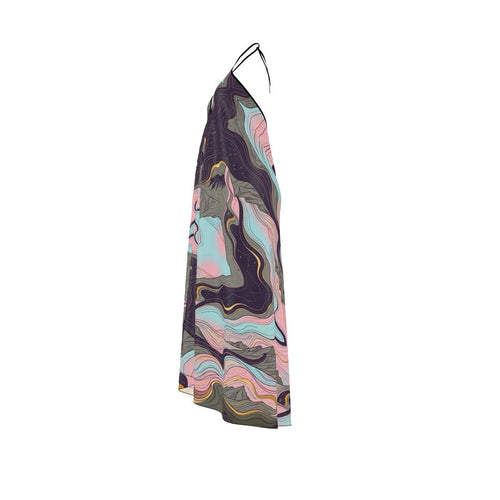 Kalilina Halterneck Backless Gress
