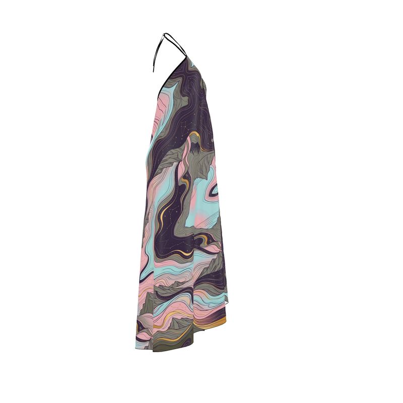 Kalilina Halterneck Backless Gress